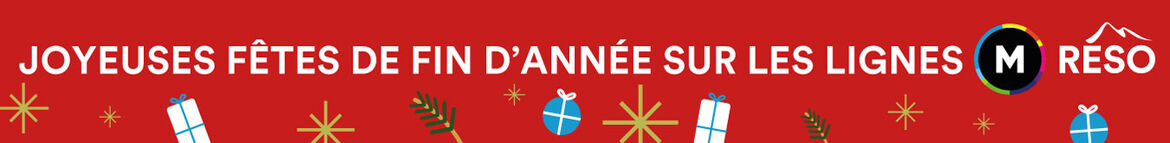 Joyeuses Fêtes de fin d'année sur les lignes M réso